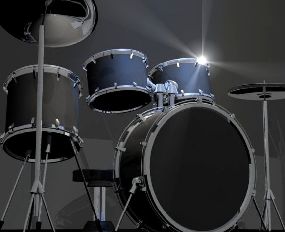 Drums 3D Model