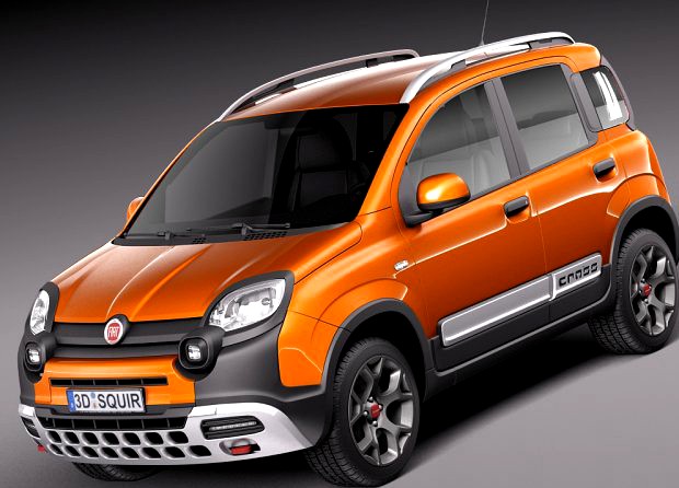 Fiat Panda Cross Country 2014 3D Model
