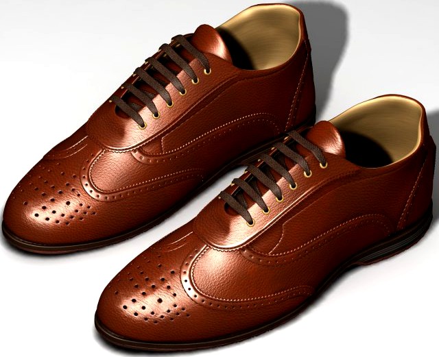 Man Shoes 3D Model