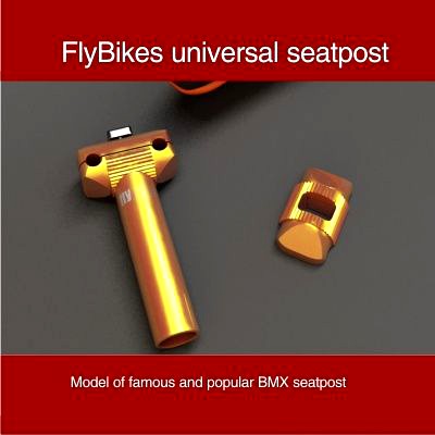 Fly Bikes universal seatpost 3D Model