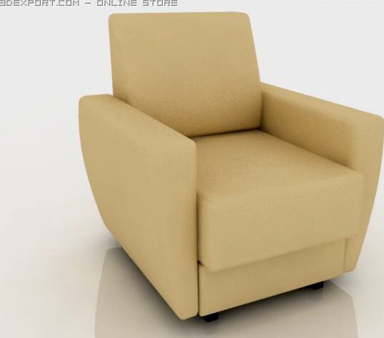 Easy chair v1 3D Model