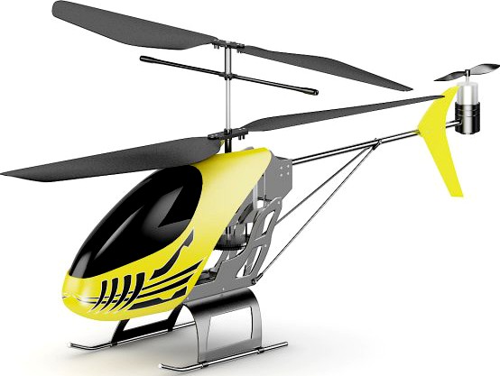 RC Helicopter 3D Model