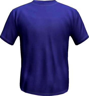 Blue TShirt 3D Model