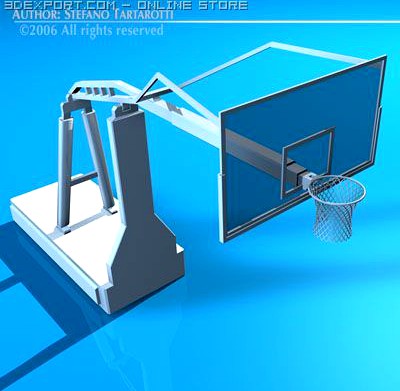 Basketball hoop 3D Model