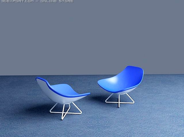 Plastic chair 3D Model