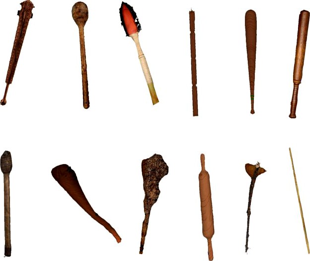 Pole arms set 3D Model