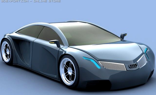 audi concept car 3D Model