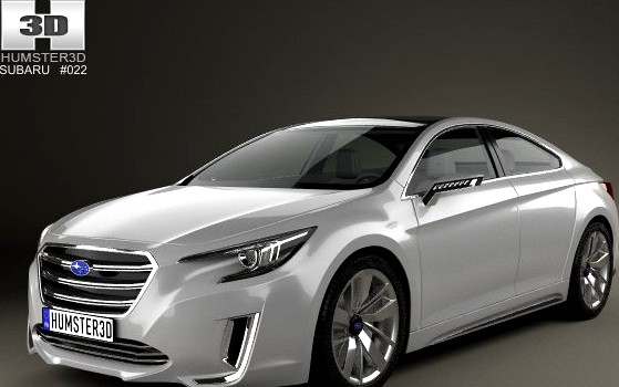Subaru Legacy 2015 3D Model