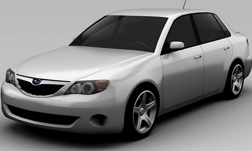 Subaru Impreza 2008 Sedan 3D Model