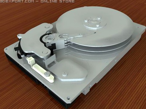 Hard Drive 3D Model