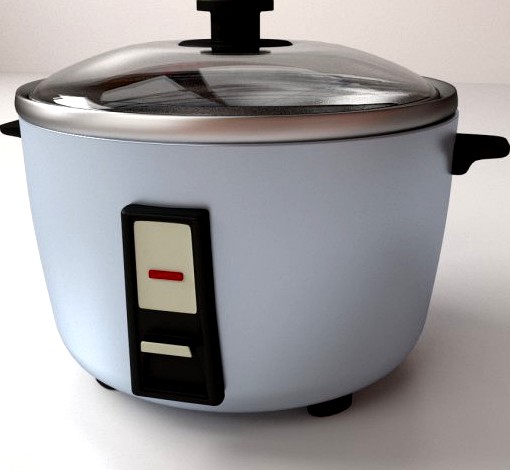 Rice Cooker 3D Model