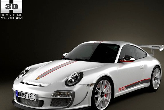 Porsche 911 GT3RS 2011 3D Model