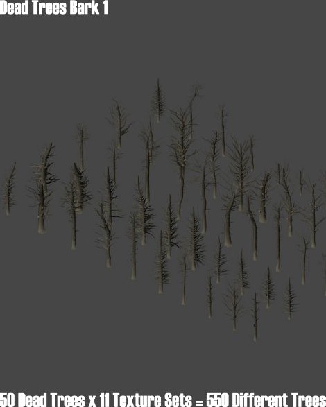 Dead Trees 3D Model