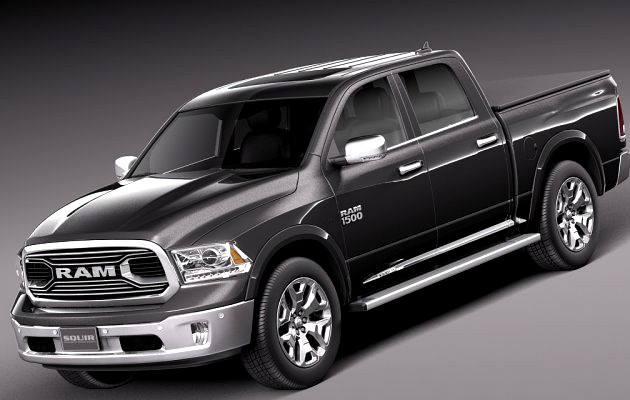 Dodge Ram 1500 Laramie Limited 2015 3D Model