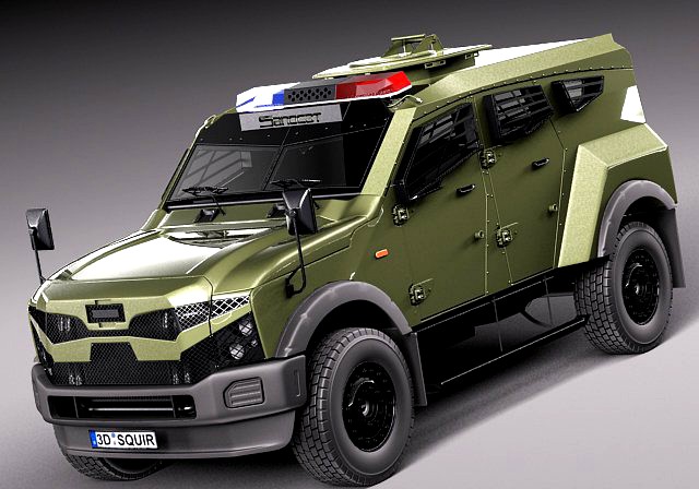 Oshkosh Sand Cat v2 3D Model