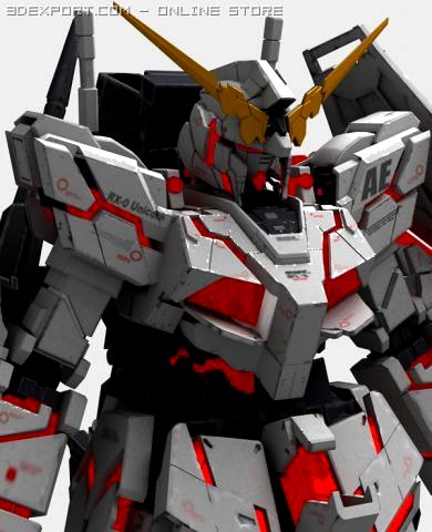 Gundam 3D Model