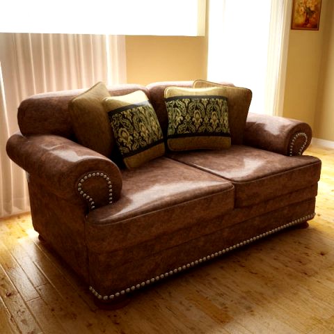Ashley Ralston loveseat 3D Model