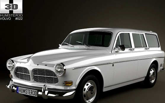 Volvo Amazon wagon 1961 3D Model