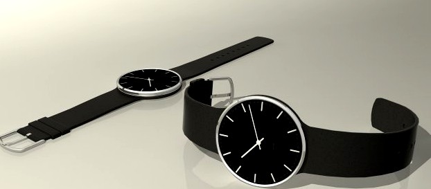 Arne Jacobsen Roman Arm Watch 3D Model