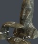 Alien Stone Head 3D Model