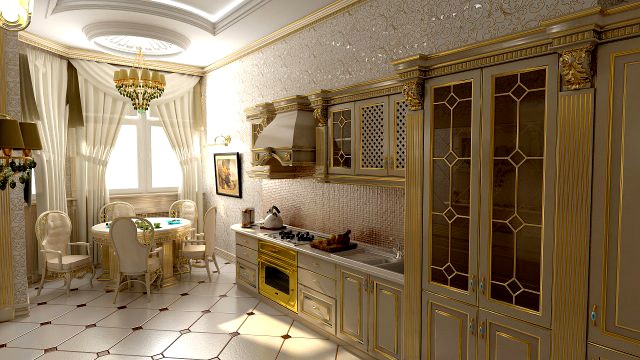 Kitchen classical       SALE 3D Model