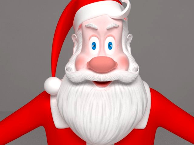 Santa Claus 3D Model