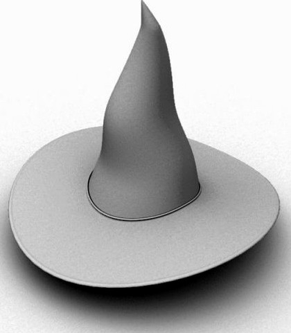 Witch Hat 3D Model