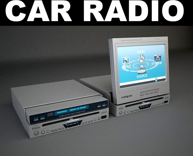 Car Radio 2 3D Model