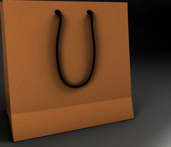 Paper bag 3D Model