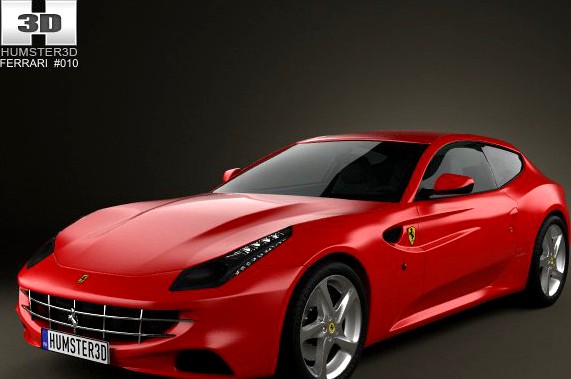 Ferrari FF 2011 3D Model