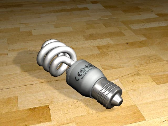 Fluorescent lamp 3D Model