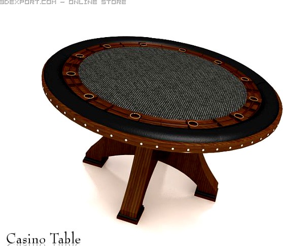 Casino Table 3D Model