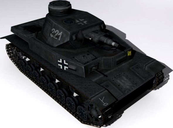 Panzer IV Ausf D 3D Model