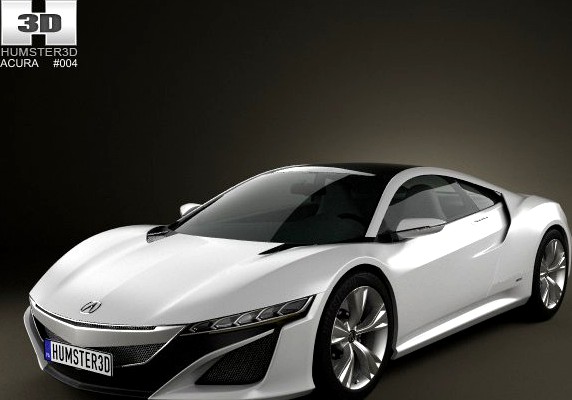 Acura NSX 2012 3D Model