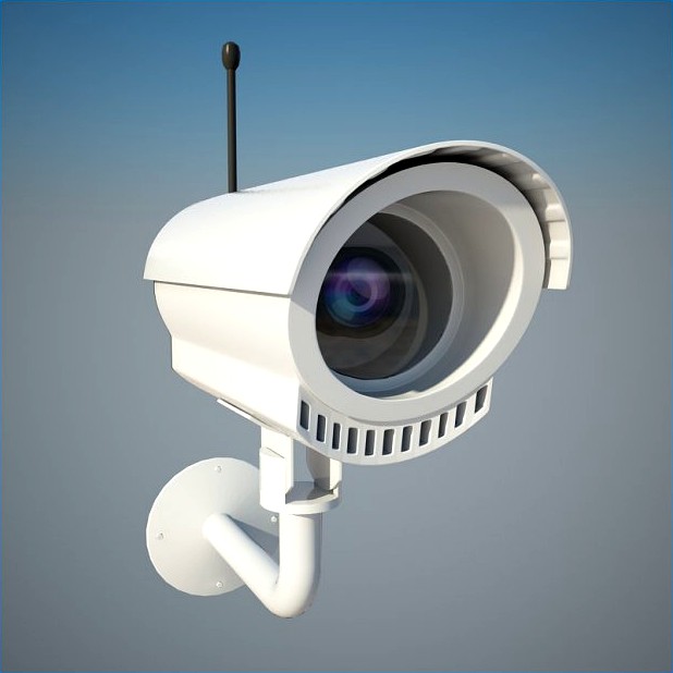 Security Camera 3D Model