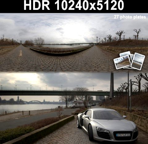 HDR 108 River Road with Plates 3D Model