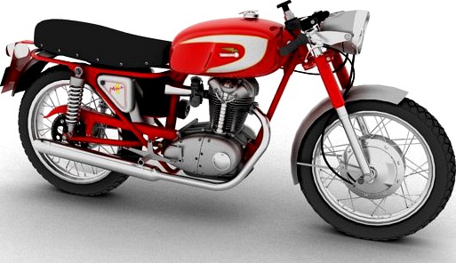 Ducati 250 Mach 1 1964 3D Model