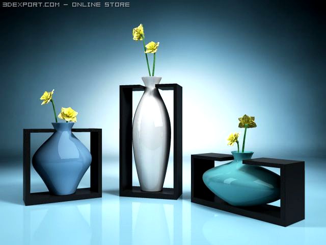Vase in Hold 3D Model