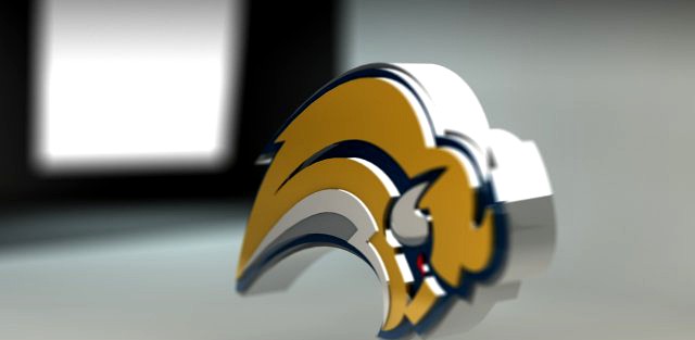 Buffalo Sabres 3D Logos 3D Model