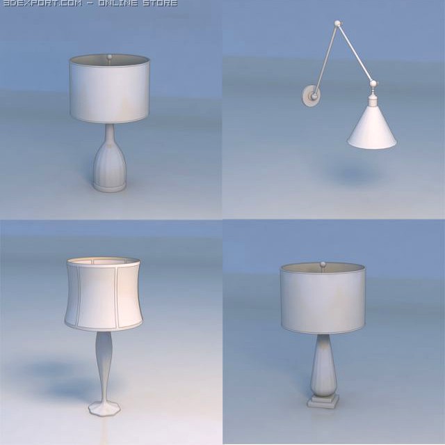 Lamp light wall light 3D Model