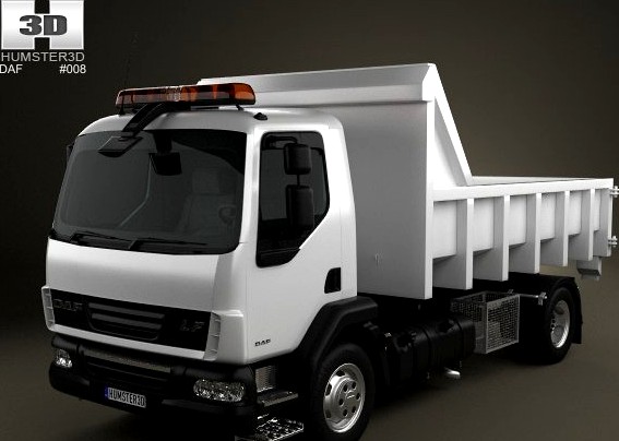 DAF LF Tipper 2011 3D Model