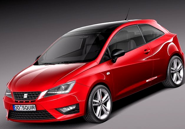 Seat Ibiza Cupra 3door 2013 3D Model