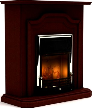 3DByte Fireplace 13 3D Model