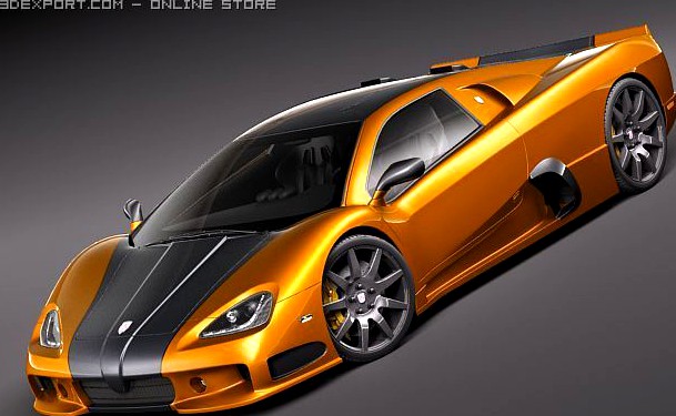 SSC Ultimate Aero 2010 3D Model