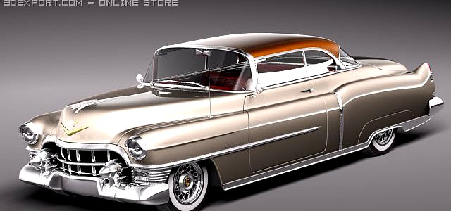 Cadillac Coupe Deville 1953 3D Model