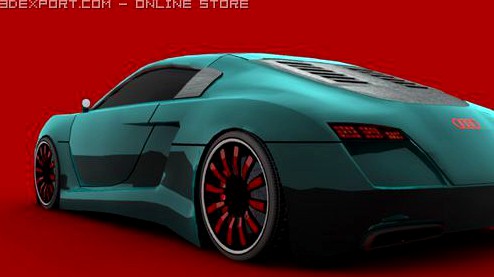 Audi RSQ Concept 3D Model