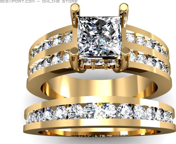 Wedding ring 3D Model