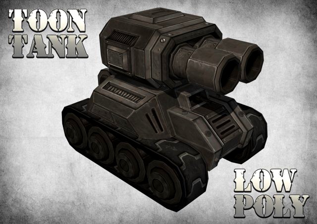 Toon Tank 3D Model