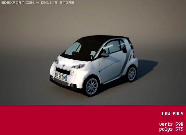 Smart low poly 3D Model