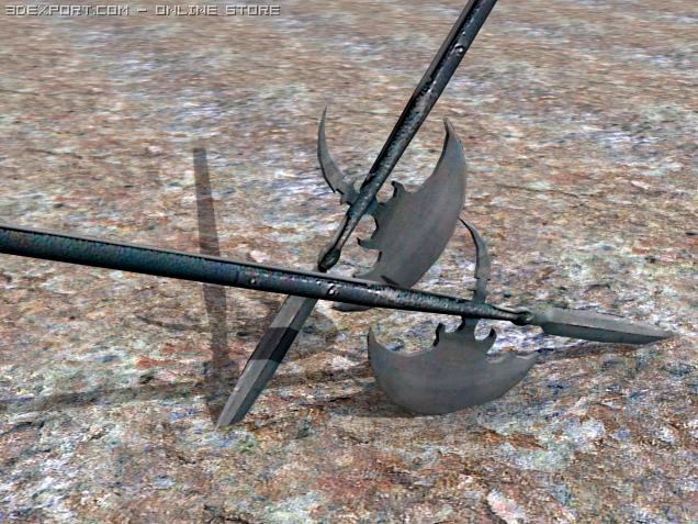 Halberd 3D Model